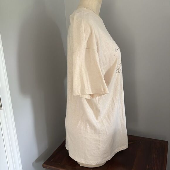 American Eagle Oversized Limited Edition Holiday Tee Shirt Size XS - Picture 4 of 11